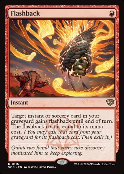画像1: 【ENG】フラッシュバック/Flashback[MTG_SOS_0115_R] (1)