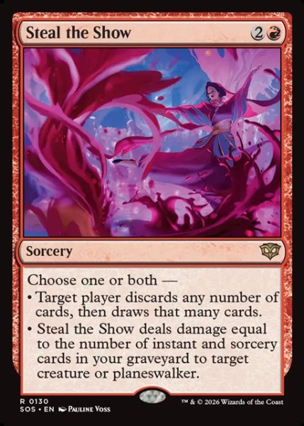 画像1: 【ENG】人気をさらう/Steal the Show[MTG_SOS_0130_R] (1)