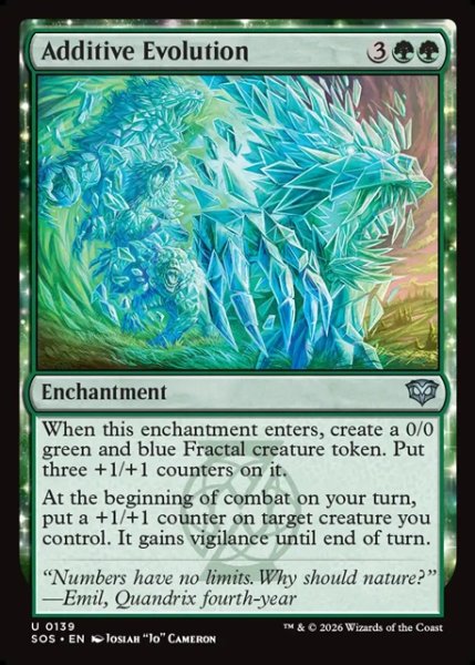画像1: 【ENG】加法的進化/Additive Evolution[MTG_SOS_0139_U] (1)