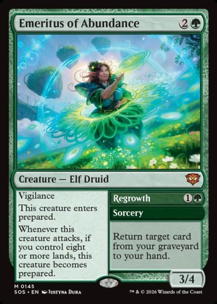 画像1: 【ENG】豊穣の名誉教授/Emeritus of Abundance[MTG_SOS_0145_M] (1)