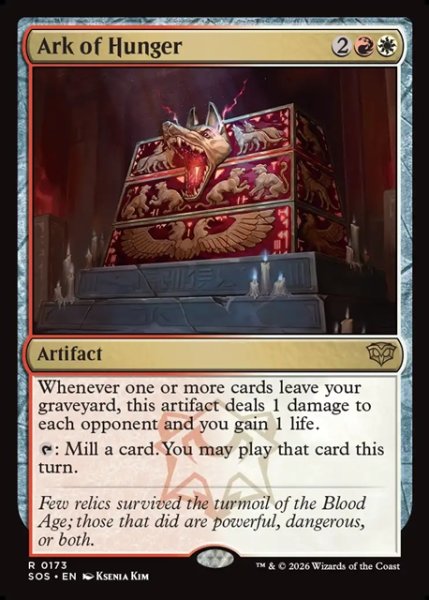 画像1: 【ENG】飢餓の箱/Ark of Hunger[MTG_SOS_0173_R] (1)
