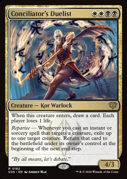 画像1: 【ENG】調停士の決闘者/Conciliator's Duelist[MTG_SOS_0182_R] (1)
