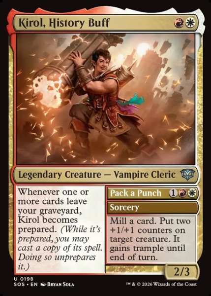 画像1: 【ENG】歴史通、キーロル/Kirol, History Buff[MTG_SOS_0198_U] (1)