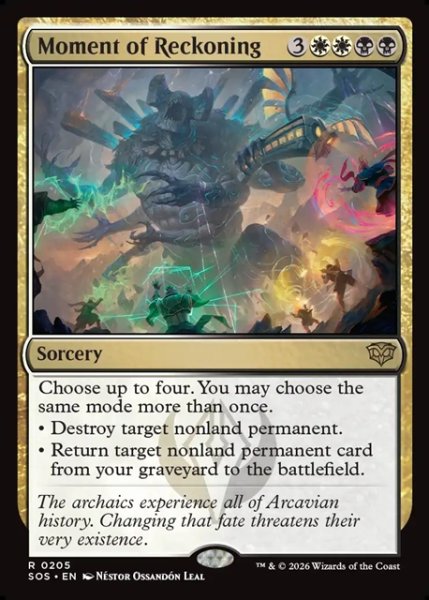 画像1: 【ENG】応報の時/Moment of Reckoning[MTG_SOS_0205_R] (1)