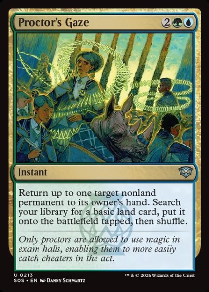 画像1: 【ENG】監督官の眼差し/Proctor's Gaze[MTG_SOS_0213_U] (1)