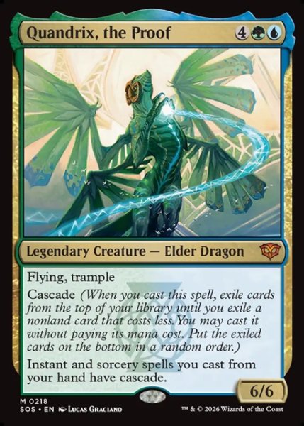 画像1: 【ENG】証明するもの、クアンドリクス/Quandrix, the Proof[MTG_SOS_0218_M] (1)