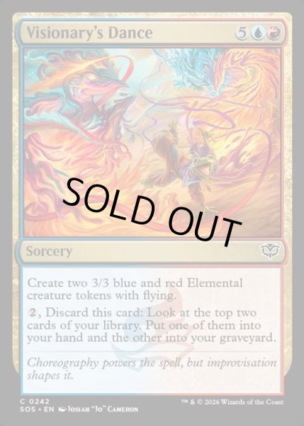 画像1: 【ENG】幻視家の舞/Visionary's Dance[MTG_SOS_0242_C] (1)