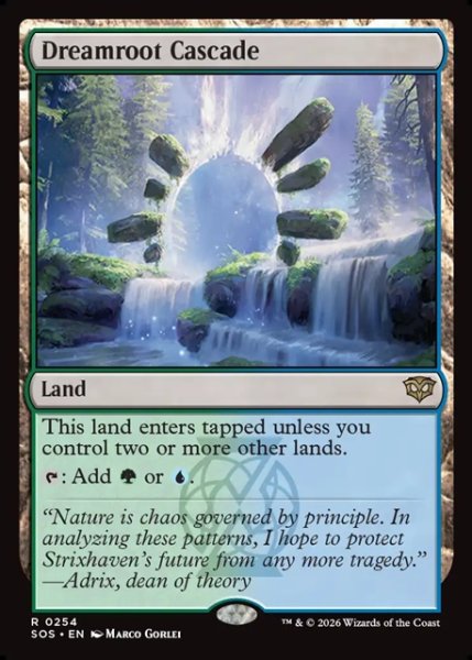 画像1: 【ENG】夢根の滝/Dreamroot Cascade[MTG_SOS_0254_R] (1)