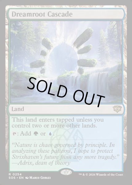 画像1: 【ENG】夢根の滝/Dreamroot Cascade[MTG_SOS_0254_R] (1)