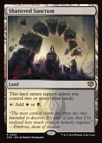 画像1: 【ENG】砕かれた聖域/Shattered Sanctum[MTG_SOS_0260_R] (1)
