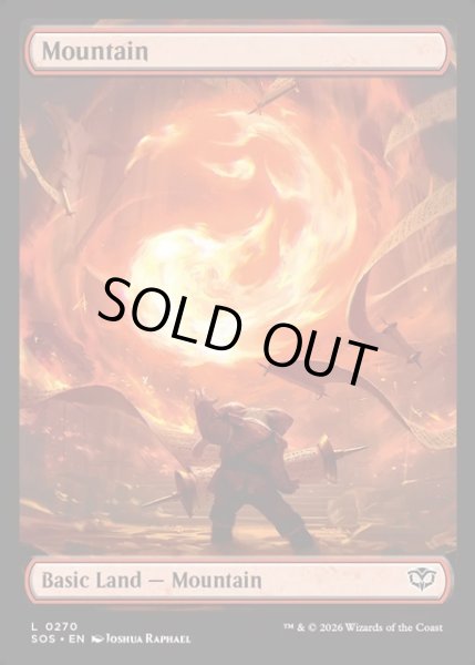 画像1: 【ENG】山/Mountain[MTG_SOS_0270_L] (1)