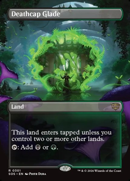 画像1: 【ENG】死天狗茸の林間地/Deathcap Glade[MTG_SOS_0301_R] (1)