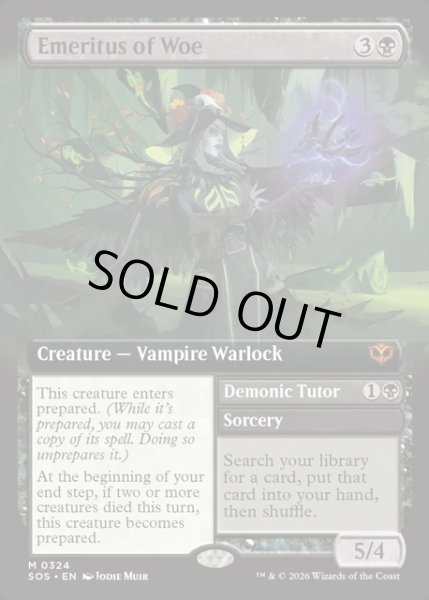 画像1: 【ENG】悲哀の名誉教授/Emeritus of Woe[MTG_SOS_0324_M] (1)