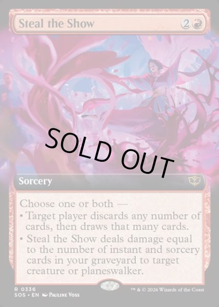 画像1: 【ENG】人気をさらう/Steal the Show[MTG_SOS_0336_R] (1)