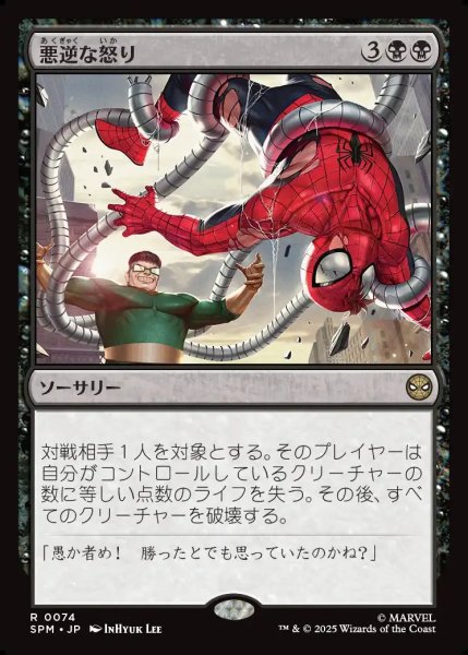 画像1: 【JPN】悪逆な怒り/Villainous Wrath[MTG_SPM_0074_R] (1)