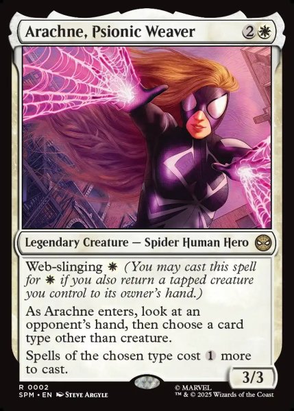 画像1: 【ENG】サイオニック・ウィーバー、アラクネ/Arachne, Psionic Weaver[MTG_SPM_0002_R] (1)
