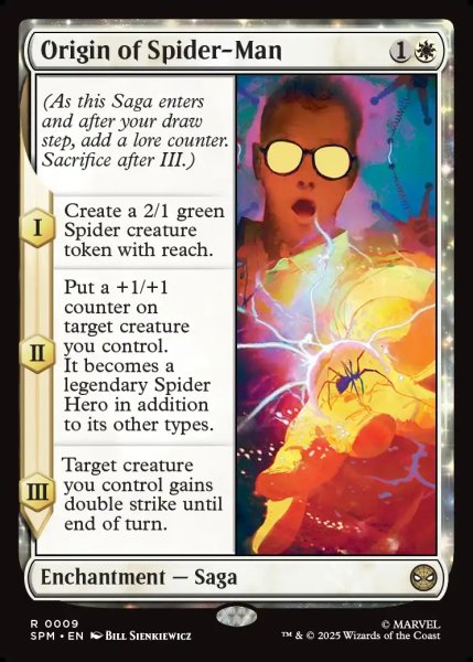 画像1: 【ENG】スパイダーマンの原点/Origin of Spider-Man[MTG_SPM_0009_R] (1)
