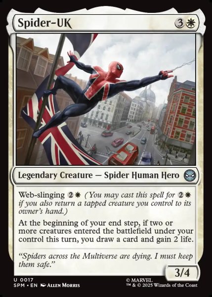 画像1: 【ENG】スパイダーUK/Spider-UK[MTG_SPM_0017_U] (1)