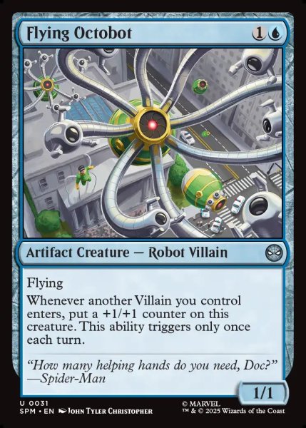 画像1: 【ENG】空飛ぶオクトボット/Flying Octobot[MTG_SPM_0031_U] (1)