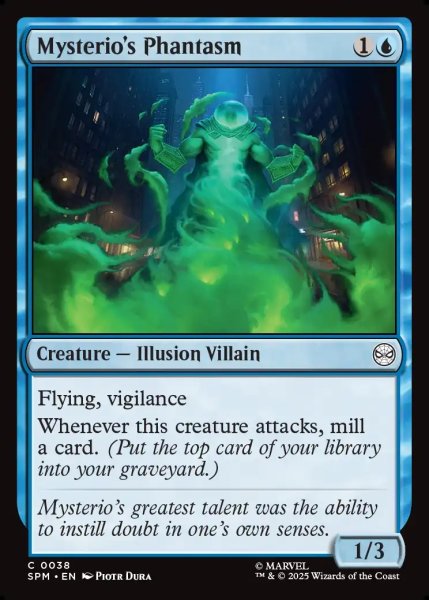 画像1: 【ENG】ミステリオの幻/Mysterio's Phantasm[MTG_SPM_0038_C] (1)