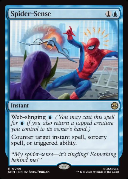 画像1: 【ENG】スパイダーセンス/Spider-Sense[MTG_SPM_0046_R] (1)