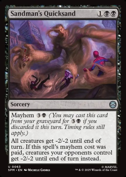 画像1: 【ENG】サンドマンの流砂/Sandman's Quicksand[MTG_SPM_0063_U] (1)