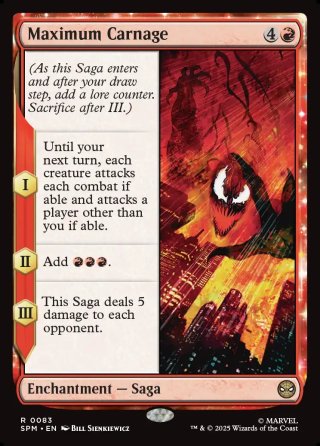 JPN】真紅の混沌、カーネイジ/Carnage, Crimson Chaos[MTG_SPM_0125_R