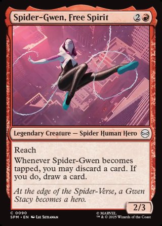 JPN】☆Foil☆ウェブ・ウォリアー、スパイダー・グウェン(刃を咲かせる