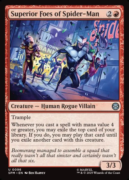 画像1: 【ENG】スーペリア・フォーズ・オブ・スパイダーマン/Superior Foes of Spider-Man[MTG_SPM_0096_U] (1)