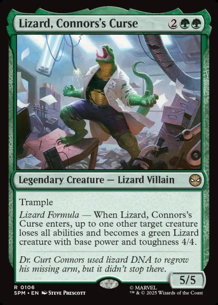 画像1: 【ENG】コナーズの呪い、リザード/Lizard, Connors's Curse[MTG_SPM_0106_R] (1)