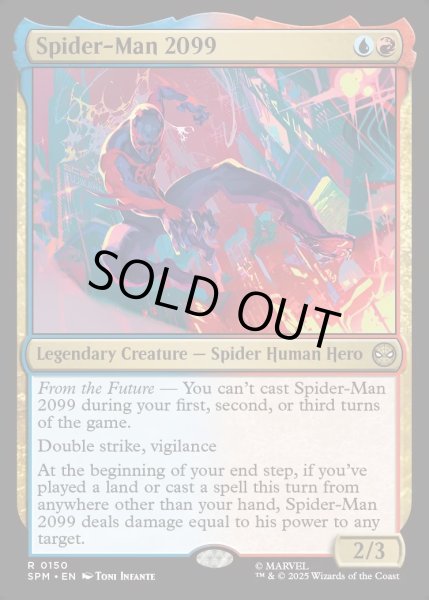 画像1: 【ENG】★Foil★スパイダーマン2099/Spider-Man 2099[MTG_SPM_0150_R] (1)