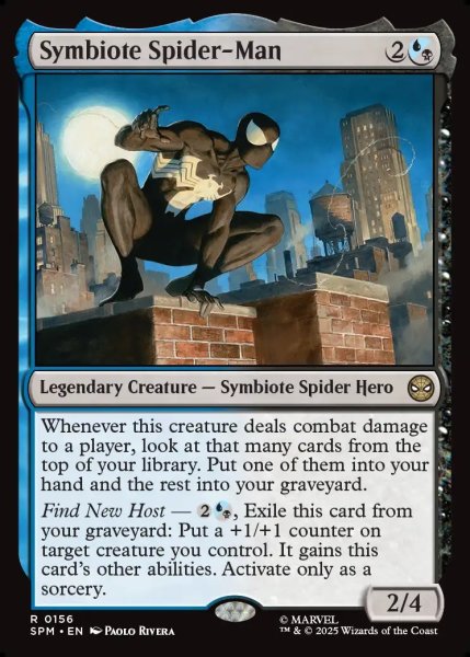 画像1: 【ENG】シンビオートのスパイダーマン/Symbiote Spider-Man[MTG_SPM_0156_R] (1)
