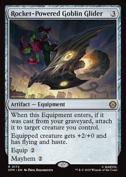 画像1: 【ENG】ロケット推進ゴブリン・グライダー/Rocket-Powered Goblin Glider[MTG_SPM_0172_R] (1)
