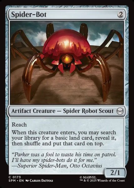 画像1: 【ENG】スパイダーボット/Spider-Bot[MTG_SPM_0173_C] (1)