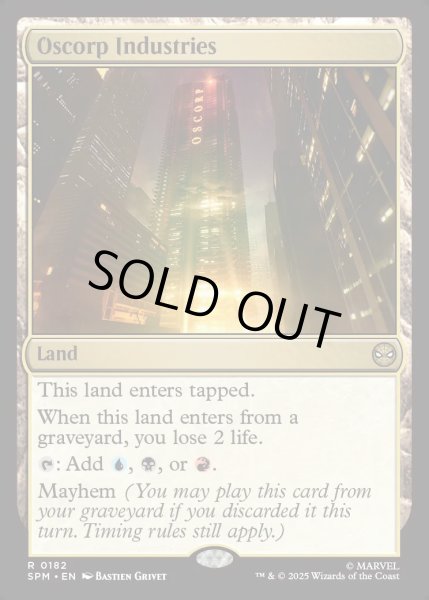 画像1: 【ENG】★Foil★オズコープ社/Oscorp Industries[MTG_SPM_0182_R] (1)