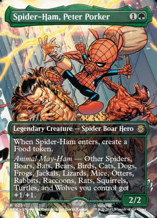 MTG ピーター・パーカー ボーダーレスfoil MtG×Spider-Man ピーター・パーカー ボーダーレス英語版Foil MTG