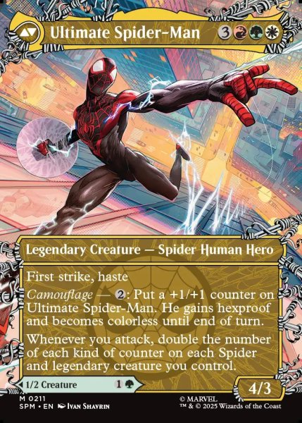 画像2: 【ENG】マイルズ・モラレス/アルティメット・スパイダーマン/Miles Morales/Ultimate Spider-Man[MTG_SPM_0211_M] (2)