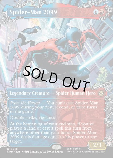 画像1: 【ENG】スパイダーマン2099/Spider-Man 2099[MTG_SPM_0216_R] (1)
