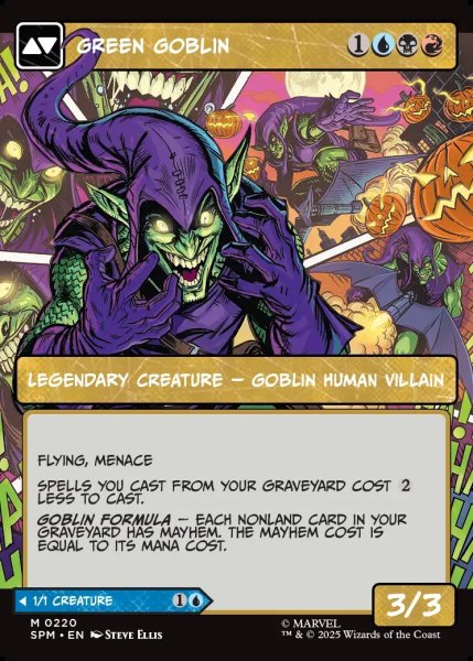 画像2: 【ENG】ノーマン・オズボーン/グリーンゴブリン/Norman Osborn/Green Goblin[MTG_SPM_0220_M] (2)