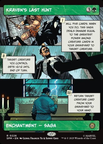 画像1: 【ENG】クレイヴンの最後の狩り/Kraven's Last Hunt[MTG_SPM_0226_R] (1)
