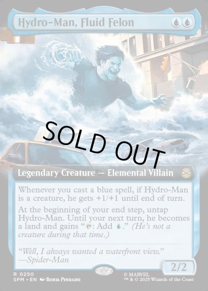 画像1: 【ENG】★Foil★液状の重罪犯、ハイドロマン/Hydro-Man, Fluid Felon[MTG_SPM_0250_R] (1)