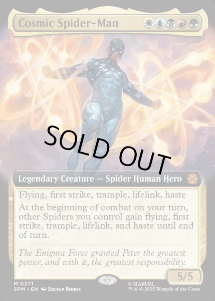 画像1: 【ENG】★Foil★コズミック・スパイダーマン/Cosmic Spider-Man[MTG_SPM_0271_M] (1)
