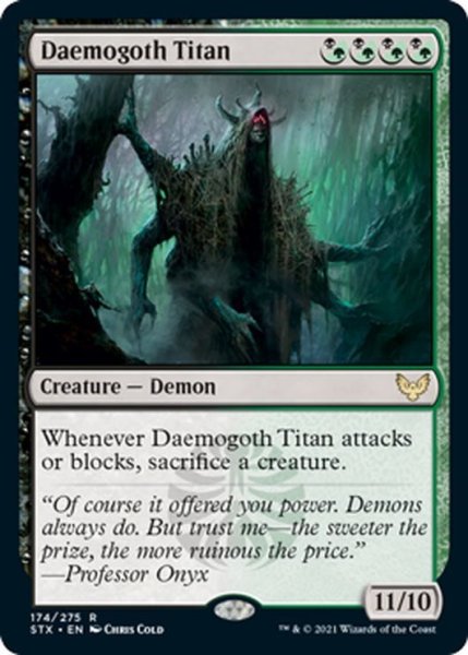 画像1: 【ENG】デーモゴスのタイタン/Daemogoth Titan[MTG_STX_174R] (1)