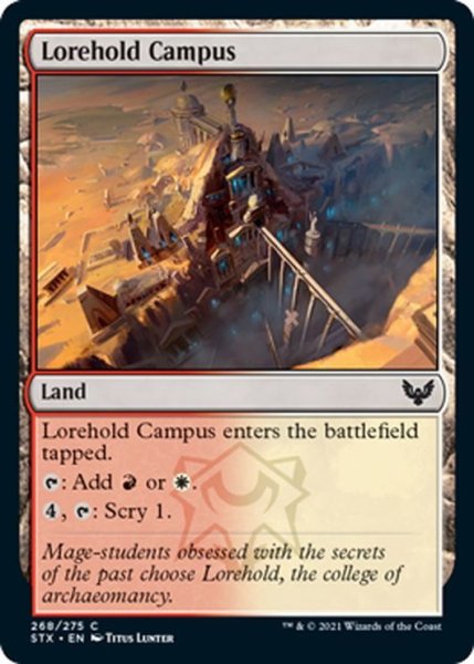 画像1: 【ENG】ロアホールドの学舎/Lorehold Campus[MTG_STX_268C] (1)