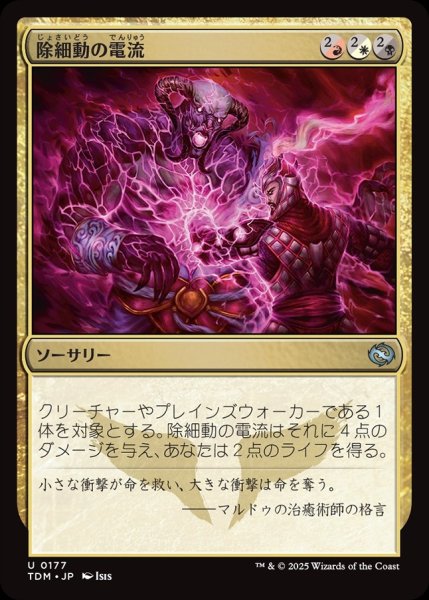 画像1: 【JPN】除細動の電流/Defibrillating Current[MTG_TDM_0177_U] (1)