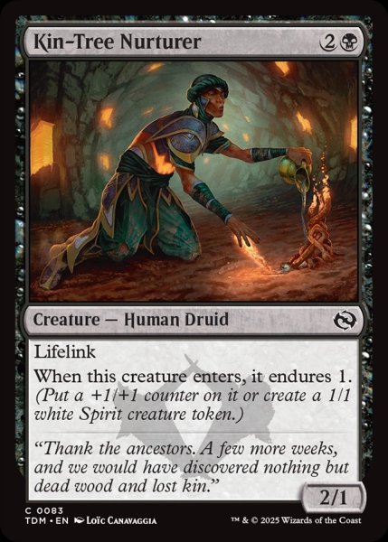 画像1: 【ENG】族樹の育種士/Kin-Tree Nurturer[MTG_TDM_0083_C] (1)