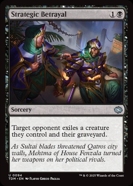 画像1: 【ENG】戦略的裏切り/Strategic Betrayal[MTG_TDM_0094_U] (1)
