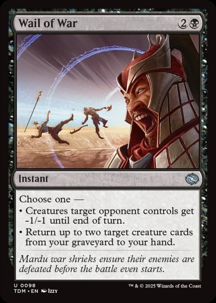 画像1: 【ENG】戦の慟哭/Wail of War [MTG_TDM_0098_U] (1)