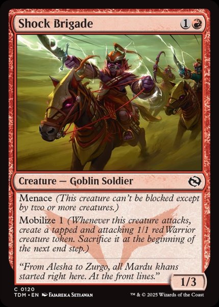 画像1: 【ENG】突撃部隊/Shock Brigade [MTG_TDM_0120_C] (1)