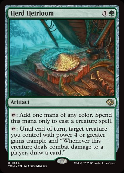 画像1: 【ENG】群れの家宝/Herd Heirloom [MTG_TDM_0144_R] (1)